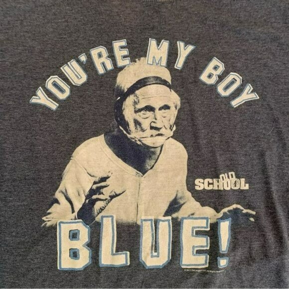 Old School You’re My Boy Blue heather blue tshirt men’s xl - Picture 2 of 6